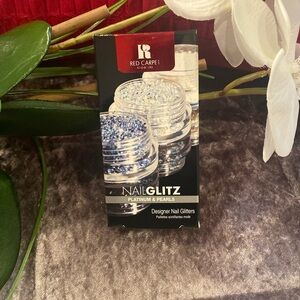 RED CARPET MANICURE nail glitz / platinum & pearls